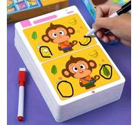 Libro di giochi "Trova le differenze" di 22 pagine, con oltre 100 uova illustrate da cercare, per giocare con genitori e bambini, per coltivare l'attenzione ai dettagli, attività di ricerca interattiv