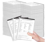 Libro di ispezione del veicolo del conducente, 2 veli senza carbonio