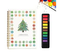 Libro di lavoro ad acquerello, libro da colorare con colori ad acqua, per principianti, accessori da colorare per artisti e maestri (B)