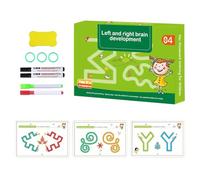 Libro Di Lavoro Scrittura A Mano - Attività Di Apprendimento Prescolare Riutilizzabile | Libro Occupato Per I Bambini Piccoli | Pratica Educativa Lettera E Tracciamento Numeri Con Penne Bo