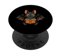 Libro di lettura del pipistrello PopSockets PopGrip Adesivo