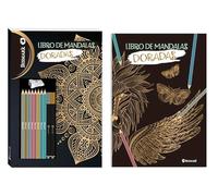 Libro di Mandala da Colorare + Matite/ROTUS