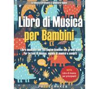 Libro di Musica per Bambini. Libro musicale con 150 pagine bianche con grandi linee: Per lezioni di musica, scuola di musica e compiti. Libro di musica per principianti