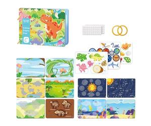 Libro di occupazione, apprendimento cognitivo orientato all'educazione - giocattoli educativi - per il di gioco bambini intrattenimento curioso piacere casa e famiglia interni età 1-5 ragazze e