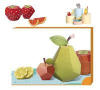 Libro di origami a mano in 3D, modelli di carta 3D e facile fatti a mano, strumento origami di scuola materna, kit artigianato di carta origami fai -da -te, libro di carta in movimento (1PCS-A)