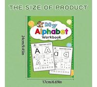 Libro di pratica dell'alfabeto per bambini da 48 pagine: Guida all'apprendimento ABC (Include pratica di lettere maiuscole e minuscole) - Sviluppo delle abilità di alfabetizzazione precoce Tagli Unica