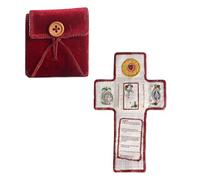 Libro di preghiera portatile giornaliero con tasche fatte a mano, pieghevole, formato compatto basato sulla scritta per comunione, battesimo, casa, viaggi, pratica spirituale, regalo, ricordo