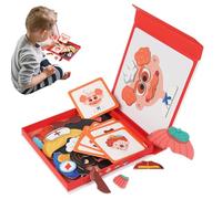 Libro di puzzle magnetico, giocattoli magnetici | Adesivi magnetici in legno VALLARE SENSERIO SENSORIO - PUBLE CONSAGGIO CONTROLLARE, GIOCO DI APPREDAZIONE EDUCATIVA PER CASA, AUTO