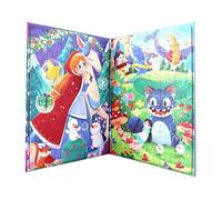 Libro Di Puzzle Magnetico - Gioco Puzzle Magnetico,Attività Educative Libro Giochi Apprendimento Divertenti Regalo Per Viaggio Auto Aereo Ragazzi Ragazze Bambini