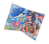 Libro Di Puzzle Magnetico,Puzzle Magnetico Da Viaggio Portatile - Attività Educativo per Bambini Apprendimento Regalo Compleanno Viaggio