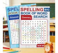 Libro di ricerca di parole a 2 livelli (principiante e avanzato) - Quaderno di attività per l'apprendimento del vocabolario con puzzle di parole, regalo educativo divertente per gli studenti per migli