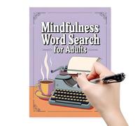 Libro Di Ricerca Di Parole - Consapevolezza | Gioco Di Ricerca Multilivello | Libro Di Ricercaa Di Parole Per Adulti Uomini Donne | Oltre 400 Puzzle Per Il Rilassamento, La Consapevolezza E La Meditaz