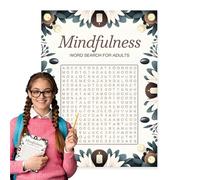Libro di ricerca di parole per adulti, ricerca di parole | Gioco di ricerca multi-livello per rilassarsi - Diventa la parola per gli adulti per mantenere la mente occupata, giochi D