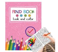 Libro di ricerca e colorare giocattolo colorato e interattivo per ragazzi