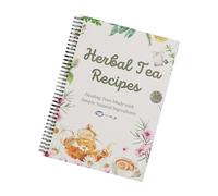 Libro di ricette del tè, guida alla preparazione del tè per principianti, manuale passo passo scrivibile, quaderno per casa, pendolari, scuola, viaggi, classe, studenti, adulti