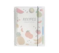 Libro di ricette per scrivere - Rivista con copertina rigida A4 Classic, registro cucina in | Notebook culinario personale per 160 ricette personalizzate, organizer per cucina per piano
