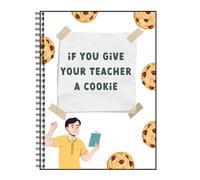 Libro di ringraziamento per insegnante, libro di biscotti per insegnanti, libro illustrato, libri di storia per l'ora di andare a letto, storia divertente e commovente per insegnanti e studenti