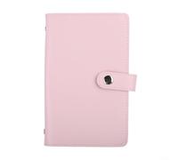 Libro di risparmio di denaro, 1 confezione in poliuretano, organizer con scomparti per banconote, per un monitoraggio efficiente del budget e una gestione finanziaria portatile, in rosa, verde, blu