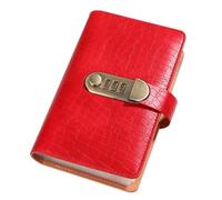 Libro di risparmio di denaro - Diario di gestione del denaro con serratura a combinazione, 100 pagine di pianificazione vintage portatile per budget, studenti principianti, coppie, fe