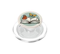 Libro di senape con farfalle per gli amanti dei libri PopSockets PopGrip per MagSafe
