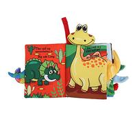 Libro di Stoffa per Bambini Peluche con Coda di Animale per Lo Sviluppo Precoce Dell'apprendimento Cognitivo 25,5 X 21 Cm (Libro di Stoffa)