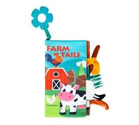 Libro di Stoffa per Neonati, Libro Sensoriali con Code della Giungla Libro Neonato, Libro Sensoriale Neonati, Sensoriale Tattile attività Libri, Libro Montessori Interattivo, per Neonati 0 3 6 Mesi