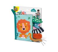 LIBRO DI STOFFA SES CREATIVE Tiny Talents Sensory animal tails cloth book - Multicolore, 1 parte