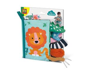 LIBRO DI STOFFA SES CREATIVE Tiny Talents Sensory animal tails cloth book - Multicolore, 1 parte