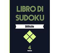 Libro di Sudoku Difficile Volume 4: Libro delle attività a caratteri grandi