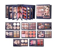 Libro di Trucco - Correttore E Blush Mix Perfetto - Libro di Trucco con Ombretti Altamente Pigmentati,Per Donne Adolescenti Celebrazioni San Valentino Capodanno Matrimonio