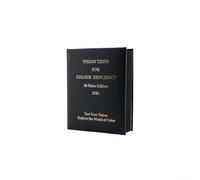 Libro di valutazione della visione a colori Ishihara edizione 2026 con 38 piastre che supportano il rilevamento di disturbi della visione dei colori congeniti e acquisiti