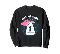 Libro Divertente UFO Take Me Away - Reader Bookaholic Love Books Felpa