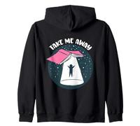 Libro Divertente UFO Take Me Away - Reader Bookaholic Love Books Felpa con Cappuccio