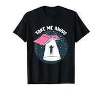Libro Divertente UFO Take Me Away - Reader Bookaholic Love Books Maglietta