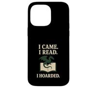 Libro Drago Fantasy Reader Accogliente Lettura Book Amante Custodia per iPhone 14 Pro Max