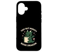 Libro Drago Fantasy Reader Accogliente Lettura Book Amante Custodia per iPhone 16