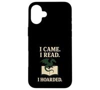 Libro Drago Fantasy Reader Accogliente Lettura Book Amante Custodia per iPhone 16 Plus