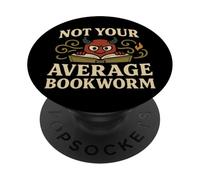 Libro Drago Lettura Mostro Divertente Lettura Amante dei PopSockets PopGrip Adesivo