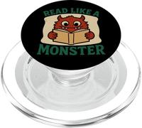 Libro Drago Lettura Mostro Divertente Lettura Amante dei PopSockets PopGrip per MagSafe
