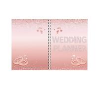 Libro e organizzatore di wedding planner, libro di pianificazione di nozze - Libro della sposa per la pianificazione del matrimonio | Colpeciabile estetica Conto alla rovescia Agenda di cancelleria