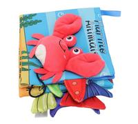 Libro Educativo in Morbido Tessuto per Bambini con Tessuto Robusto, Design 3D per Lo Sviluppo del Linguaggio, Leggero e Portatile per Coinvolgere Il Gioco Ovunque