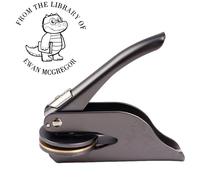 Libro Embosser Personalizzato Timbro Personalizzato Biblioteca Libro Embosser Sigillo Timbro - Timbro a Secco Personalizzabile - Timbro a Secco Ex Libris Personalizzato