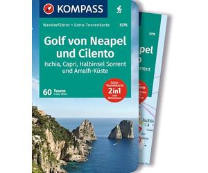 Libro escursionistico n. 5775 Golf von Neapel, Ischia, Capri, Halbinsel Sorrent, Amalfi-Küste und Cilento: GPS-Daten zum Download