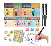 Libro Esercizi di Scrittura per Bambini Giochi educativi riutilizzabili con | Giochi Didattici Bimbi Esercizi Ricalco Famiglia Scuola Materna Prescolare Maschi Femmine Ho