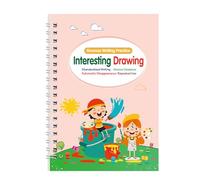 Libro esercizi per la scrittura, lettere, numeri, artistico, quaderno esercizi per operazioni matematiche per bambini in età prescolare, tracciamento lettere inglesi