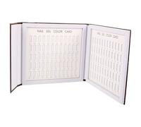 Libro Espositore Unghie 120 Spazi, Stile Libro, ABS e Carta | Saloni e Consulenze Clienti, Selezione Rapida del Colore, Uso Ordinato Sul Tavolo, Coffee