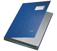 Libro Firma in PPL con 10 Scomparti - 24x34 cm - Blu