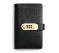 Libro for la sfida del risparmio di denaro con busta da 100 pagine | Libretto con chiusura a chiave for la raccolta di banconote, Libro Para Ahorrar Dinero, Buste(Blacka)