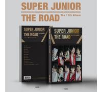 LIBRO FOTOGRAFICO SUPER JUNIOR [THE ROAD] 11° album Ver. / CD + libro + carto...