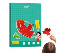 Libro Geometrico Educativo Per Manuale Educativo, Insegna volume e formula | Libro didattico di geometria con spago per il pensiero logico, ragazze,